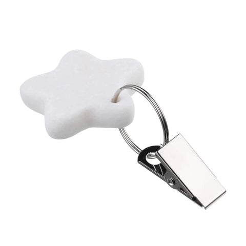 Single starfish tablecloth weight with metal clip from the Starfish Tablecloth Weights Set With Metal Clips, durable for windy days.