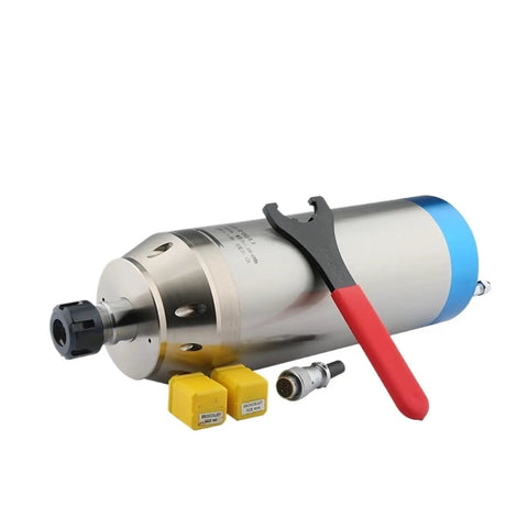 Stone Water Cooled Spindle Motor 5.5KW With Four Ceramic Ball Bearings D125mm For CNC Machines ER32, metal tool and accessories