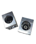 Built Tough One Piece Spiral Bevel Right Angle Gearbox With 8mm Keyway Bore Single Output Shaft For Direct 90 Degree Power Transfer Knocks It Out Of The Park Solid Torque Delivery Guaranteed To Perform - close-up view of gears.
