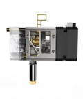 H2 V2S Lite Dual Gear Extruder Upgrade With High Flow Heat Break Quick Detach For Titan Extruder BigTreeTech Compatible For Ender 3 And Voron 2.4 Filament Feeding Power Up, metal 3D printer part