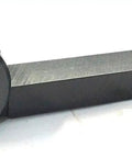 Pro Grade Pivot Head Knurling Tool With Diamond Metric Pattern For Lathes, Half Inch Square Shank, Medium Size, Side View