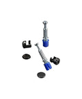 Hidden Eccentric Cam Lock Joint Connectors For Furniture, 100 Pieces, Four Leaf Embedded Cam Screws And M6 Nuts, Length 33.5mm