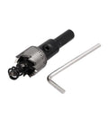 17mm Hole Saw Cutter Kit With 68mm Total Length For Wood And Metal, includes HSS drill bit and hex wrench, shown on white background.