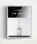 Wall Mounted Instant Hot Water Dispenser With Led Touchscreen And Child Lock, Quick Boil On Tap For Boba Tea Coffee Office Or Restaurant White