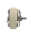 12Nm Single Shaft Magnetic Powder Brake Beefed Up For Tough Industrial Uptime With Precise Torque Control, side view