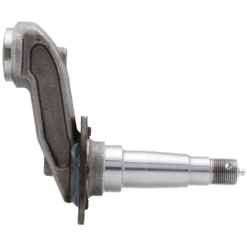 Side view of Trailer Spindle For 3500 Lb Axle With EZ Lube Weld On Drop Style 4 Inch Brake Flange Compatible With Bearings Kit