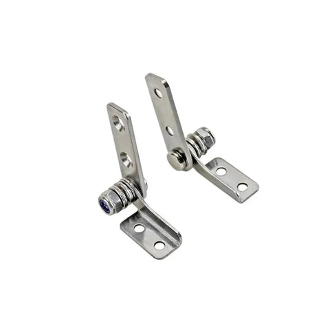 Two Flozari 304 stainless steel rotary torque/damping hinges with mounting brackets, left-right, 2.5N·m
