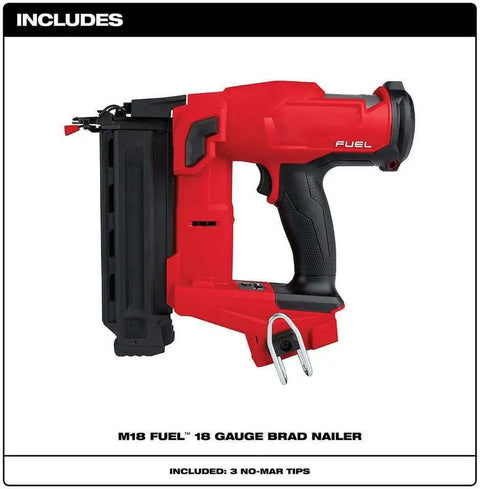 Built Different Milwaukee M18 Fuel Compatible 18 Gauge Brad Nailer 2746 20 Cordless Power Tool With 110 Nail Capacity Workhorse Grade Construction Bare Tool Only No Battery Or Charger Included Boss Level Job Site Ready