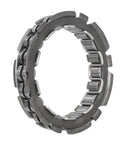 Side view of One Way Bearing Starter Clutch Overrunning Bearing For Motorcycles With Beefed Up Forged Steel Hub and 18 Beads