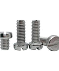 Pro Grade SS304 Stainless Steel Slotted Cheese Head Machine Screws M6 X 60Mm 10 Pack with shiny finish for auto and shop use.