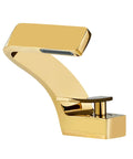 Single Hole Bathroom Sink Faucet With Single Handle Hot And Cold Water Mixer Tap For Lavatory Vanity Durable Brass Body With Chrome Finish Gold Tone
