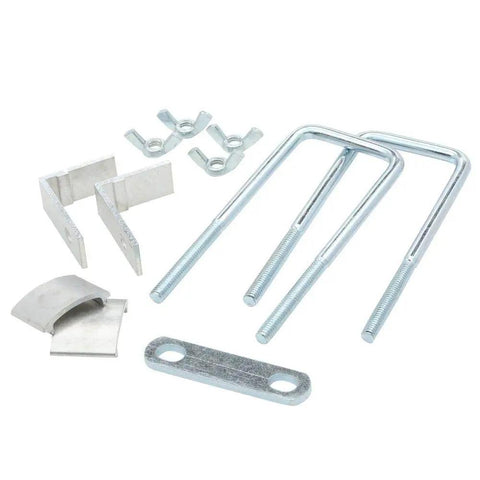 No Slip Adjustable True Grip Stabilizer for Extension Ladders With Surface Protectors, 49 57 65 In Span, Stand Off 12 In or 29 and A Half In, Fits Rails Up To 3 In By 1 and 3 Sixteenths In, Includes Rubber Pads, Bonnets, Hardware and Instructions