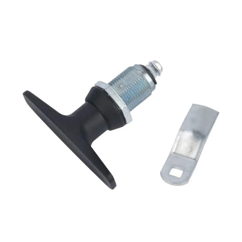 MS309 T Shape Compression Rotary Industrial Cabinet Lock with chrome finish and latch, rustproof diecast alloy construction