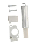 Heavy Duty Drive Belt Tensioner Assembly For Ts400 Concrete Saws: white metal tensioner, mount, and screws