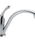 Single Handle Kitchen Faucet With Diamond Seal Technology, arched spout, one hand operation, chrome finish, side view