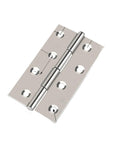 Flat Door Hinge 4 Inch Stainless Steel Ten Pack For Cabinet, Bookcase, Window, And Wooden Doors Built To Last Durable Rust Resistant Hardware