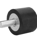VE40 Linear Rubber Vibration Mounts 4 Pack Built Tough With High Tensile Strength Rubber Bobbin For Machinery And Fitness Equipment, Smooth Vibration Isolation And Quiet Operation, 40x30 Base With M10x25 Threads