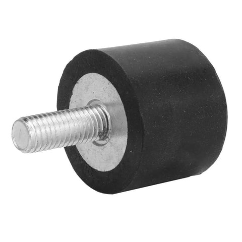 VE40 Linear Rubber Vibration Mounts 4 Pack Built Tough With High Tensile Strength Rubber Bobbin For Machinery And Fitness Equipment, Smooth Vibration Isolation And Quiet Operation, 40x30 Base With M10x25 Threads