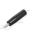 Durable Heavy Duty M10 Male Threaded Revolving Handwheel Handle with Non Slip Bakelite Grip Offers Heat Electrical Safety For Milling Tools And Machining Gear Making Your Shop Work Way Easier. Black Bakelite handle with M10 threaded end, 8cm