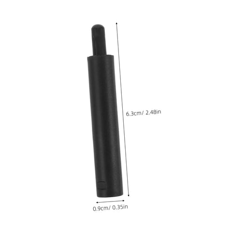 Smooth As Butter Soft Close Dampers 6 Pack Hydraulic Buffer Inserts For Drawers heavy duty black 2.48in long and 0.35in wide