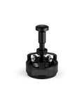Pro Level 58mm Adjustable Espresso Puck Distribution Tool For Standard Portafilters Zero Mess Coffee Extraction Barista Game Changer from top angle.