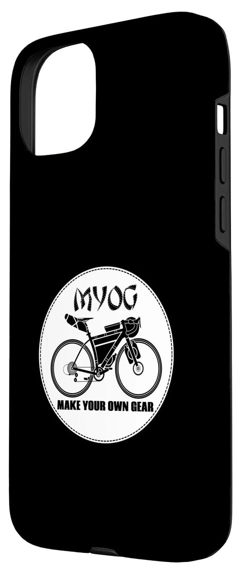 Bikepacking iPhone 15 Plus Case For DIY Gear Heads And Cyclists Make Your Own Gear Style Trail Ready Phone Case