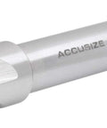 Accusize HSS corner-rounding end mill, close-up view, 1/2 in shank, 5/8 in cutter, 3 in length