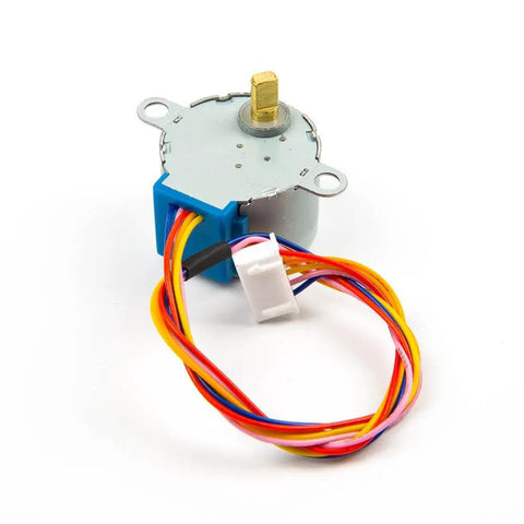 5V 4 Phase Stepper Motor With ULN2003 Driver For Arduino Raspberry Pi And ESP32 Projects Dope Precise Motion Control For DIY Robots CNC And Home Automation. Small metal 5V stepper motor with multicolor wires and connector