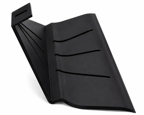 Premium Six In K Style Gutter Cutting Template With Dead On Forty Five Twenty Two Point Five And Ninety Degree Miter Layout Guides For Zero Sweat Aluminum Roof Drainage Installations, black alignment guide.