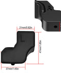 Upgraded Tailgate Rubber Bumper Cushions Kit with 4 Heavy Duty Metal Bolts for Ford F150 5.5 6.5 Foot Box 2015 2020, dimensions shown