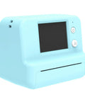 Rock This Slick AI Voice Mini Thermal Printer With Bright Display And Awesome Creative App For Kids Speech To Line Art Drawing Anime Sketch And Hype Storytelling Portable Prints in blue with display.