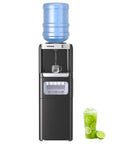Water Cooler Dispenser With Built In Ice Maker And Bullet Ice Hot And Cold Water Quick Ice In Minutes Up To 33 Lbs Per Day Top Loading With Child Lock Durable Stainless Finish For Home And Office Use