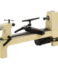 8 Inch Swing Benchtop Wood Lathe With Variable Speed Motor And 13 Inch Tool Rest One Third Horsepower precision turning machine.