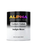 Badass Moon White Basecoat Paint Gallon With Slow Reducer Ready To Spray Auto Body Refinish Kit 128 Ounces in a quart can.
