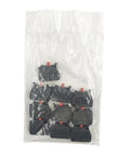 10 Pack Silver Alloy Screw Clamp Terminal Blocks Single Contact 1NC For Quick Hookup Panel Wiring Black Finish Durable Quick Connect Terminals