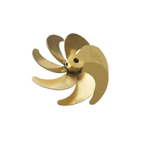Brass 7-blade propeller for Dual Direction Propellers For 1 To 96 RC Boats And Submarines Positive And Negative Props
