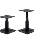 Two Pack Heavy Duty Adjustable Floor Support Jack For Deck Foundations And RV Steps Mini Screw Jack Post Four To Seven Inches Galvanized Steel Rust Resistant