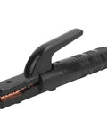 Heavy Duty Welding Rod Clamp Holds 300 Amps with insulated handle for secure gripping of 4 to 6.3 mm electrodes.