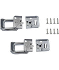 Toggle Latch Clasp Set For Jewelry Boxes, Wine Cases, Toolboxes And Suitcases With Included Screws visible with metal latches and screws