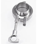 Tri Clamp Set 0.5 Inch Through 10 Inch Stainless SUS316L Sanitary Weld Ferrule Pipe Fitting with PTFE Gasket