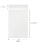 Self Sealing 4x6 Cellophane Bags For Cookies And Treats Pack Of 200 with dimensions 4x6 inches, clear with self-sealing closure.