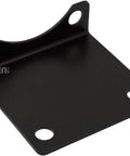Black metal mounting bracket for Three Eighths Inch NPT Air Ride Suspension High Flow Normally Closed Electric Solenoid Valve 12V Up To 210 PSI.