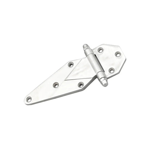 Heavy Duty Stainless Steel Barn Door Hinge Built Tough For Industrial Oven And Farm Rail Smooth Swing Professional Grade Hardware No Sweat Setup Hangs Sweet Every Single Time, 205mm hinge with polished finish.
