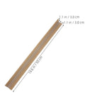 Heavy Duty Cardboard Wall Corner Protectors L Shaped Edge Guards For Shipping And Moving 20 Pack 0.15 Inch Thick shown with dimensions