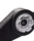 Close-up of a 12V DC Motor Gearbox for Kids Ride On Cars With High Torque Drive Engine RS550 40000RPM, showing the gear hub.