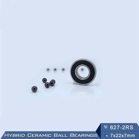Top Pick Hybrid Ceramic Bearing 7 X 22 MM ABEC-1 For Motors And Spindles featuring Si3N4 balls and sealed design.