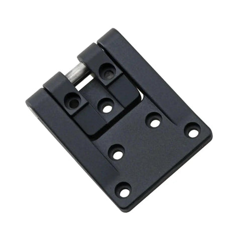 T Shaped Corner Rotating Zinc Alloy Black Distribution Box Hinge for industrial cabinets and enclosures