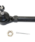 Front Driver And Passenger Side Outer Tie Rod Ends Compatible With Chrysler Dodge Ram Jeep Steering Suspension Heavy Duty Adjustable Replacement Kit with nut and pin.