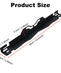 Get Your Whip Tracking True With This Heavy Duty Wheel Alignment Tool For Cars And Suvs, showing measurement details of toe alignment plate.