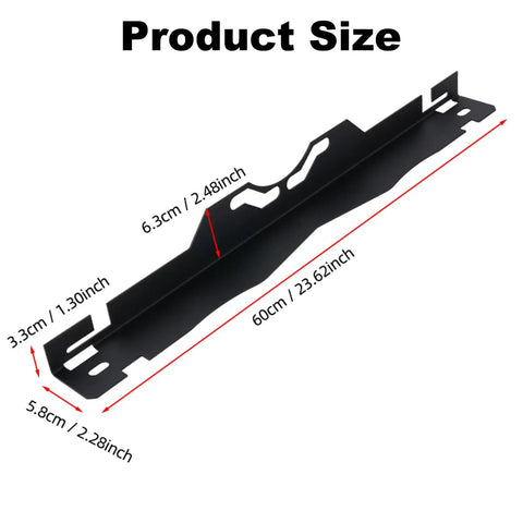 Get Your Whip Tracking True With This Heavy Duty Wheel Alignment Tool For Cars And Suvs, showing measurement details of toe alignment plate.